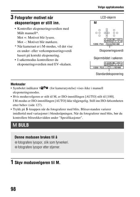 Sony SLT-A37 - SLT-A37 Consignes d&rsquo;utilisation Norv&eacute;gien