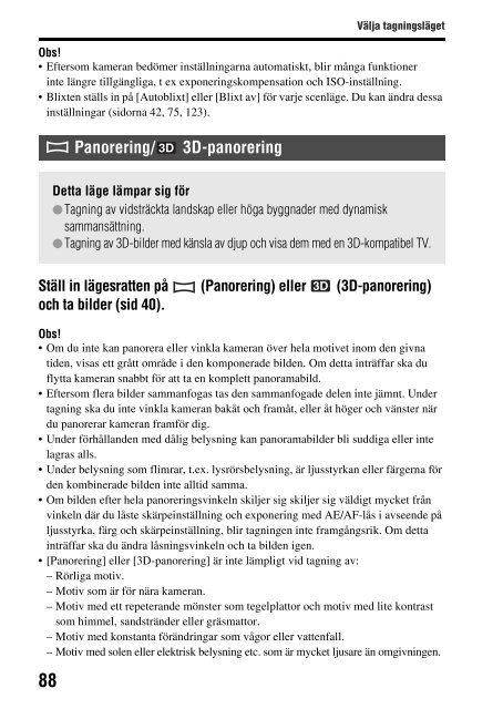 Sony SLT-A37 - SLT-A37 Consignes d&rsquo;utilisation Su&eacute;dois