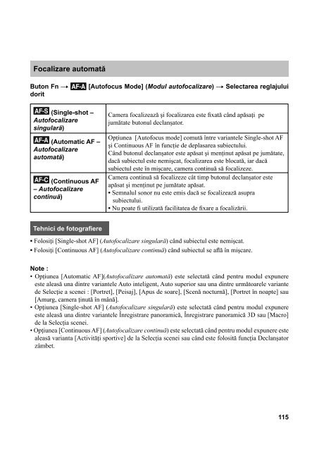 Sony SLT-A37 - SLT-A37 Mode d'emploi Roumain