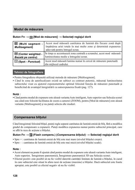 Sony SLT-A37 - SLT-A37 Mode d'emploi Roumain