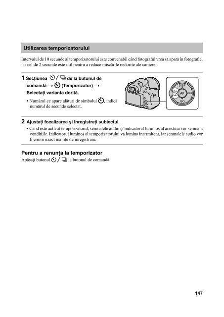 Sony SLT-A37 - SLT-A37 Mode d'emploi Roumain