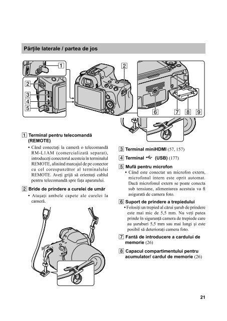 Sony SLT-A37 - SLT-A37 Mode d'emploi Roumain