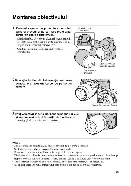 Sony SLT-A37 - SLT-A37 Mode d'emploi Roumain