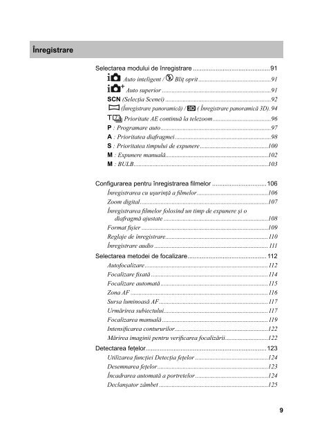 Sony SLT-A37 - SLT-A37 Mode d'emploi Roumain