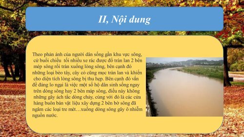 [DISCUSSION] Ô nhiễm môi trường nước tại sông Cửa Tiền