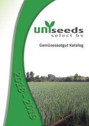 Gemüsesaatgut Katalog uniseeds