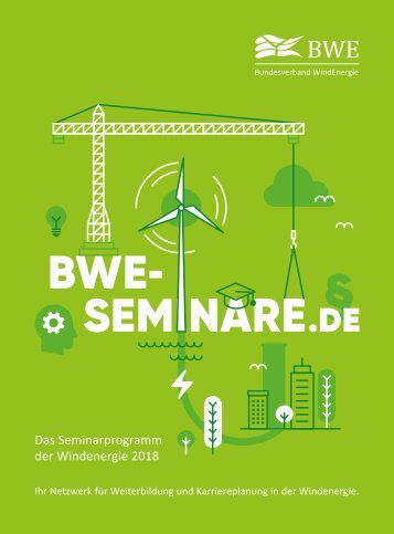 Seminarprogramm 2018 des Bundesverband WindEnergie