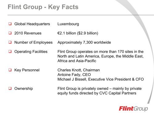 An Introduction to Flint Group