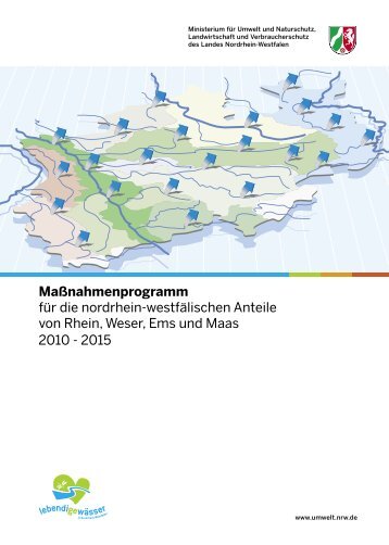 Maßnahmenprogramm für die nordrhein-westfälischen Anteile von ...