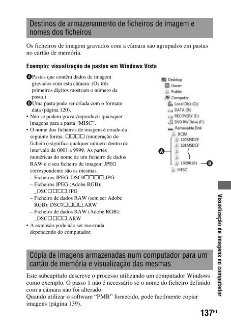 Sony DSLR-A330L - DSLR-A330L Consignes d&rsquo;utilisation Portugais