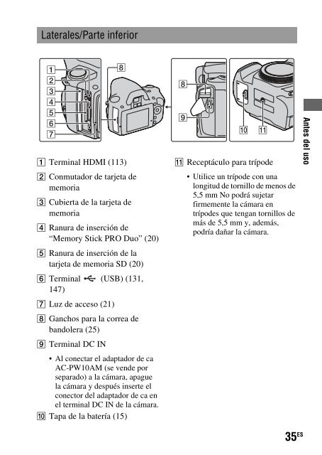 Sony DSLR-A330L - DSLR-A330L Consignes d&rsquo;utilisation Portugais