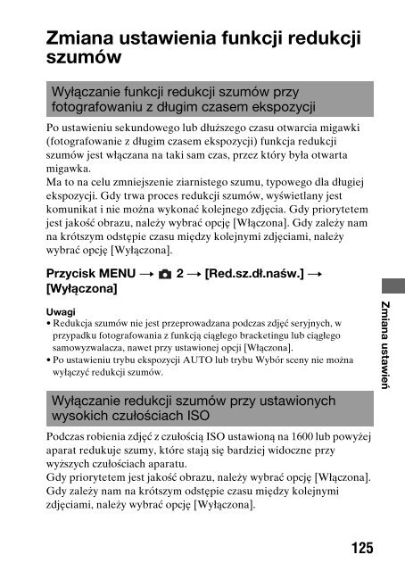 Sony DSLR-A330L - DSLR-A330L Consignes d&rsquo;utilisation Polonais