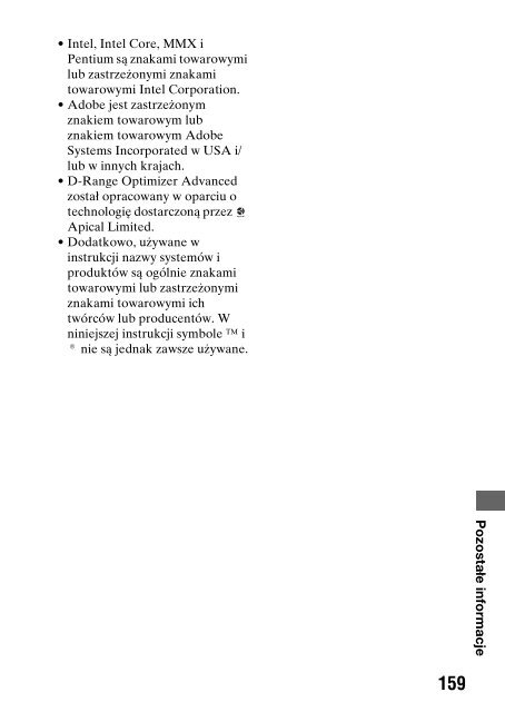 Sony DSLR-A330L - DSLR-A330L Consignes d&rsquo;utilisation Polonais