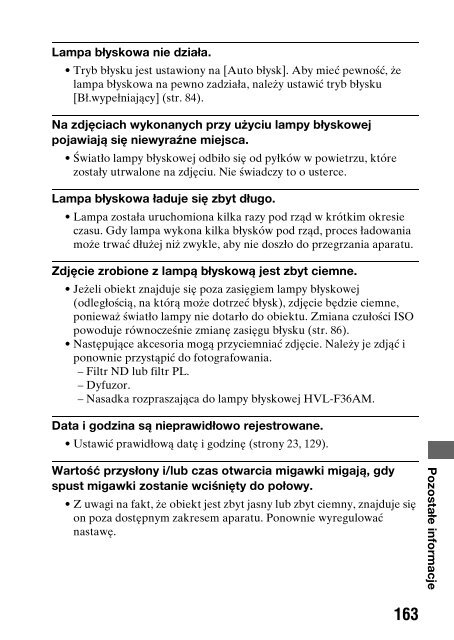 Sony DSLR-A330L - DSLR-A330L Consignes d&rsquo;utilisation Polonais