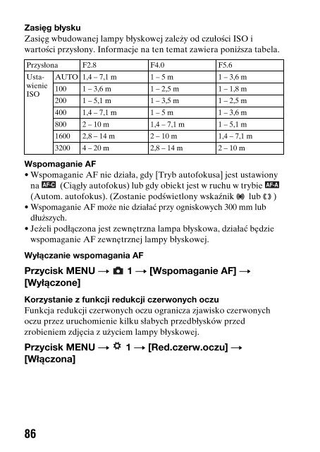 Sony DSLR-A330L - DSLR-A330L Consignes d&rsquo;utilisation Polonais