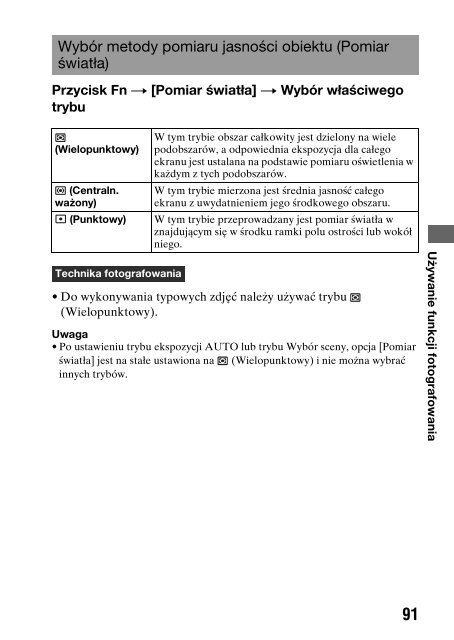 Sony DSLR-A330L - DSLR-A330L Consignes d&rsquo;utilisation Polonais