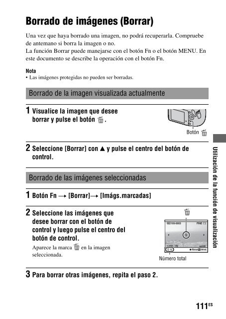 Sony DSLR-A330L - DSLR-A330L Consignes d&rsquo;utilisation Portugais