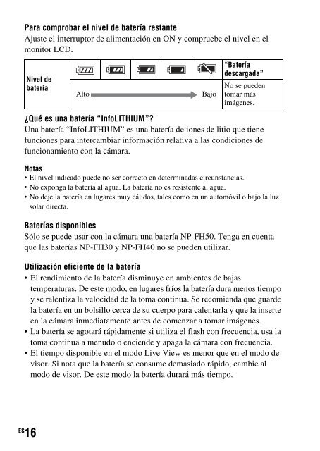 Sony DSLR-A330L - DSLR-A330L Consignes d&rsquo;utilisation Portugais