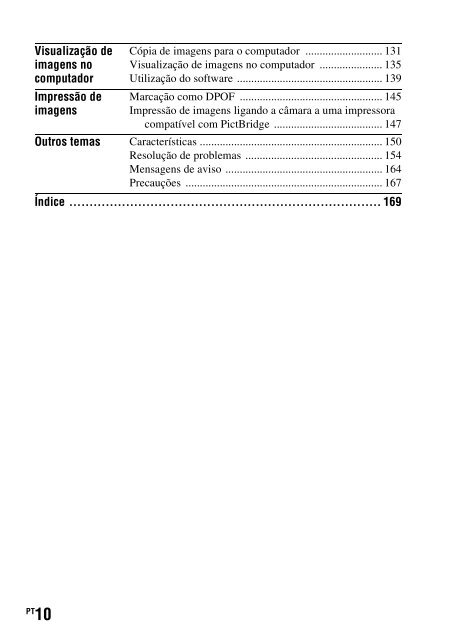 Sony DSLR-A330L - DSLR-A330L Consignes d&rsquo;utilisation Portugais