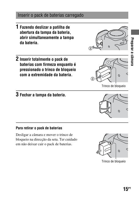 Sony DSLR-A330L - DSLR-A330L Consignes d&rsquo;utilisation Portugais