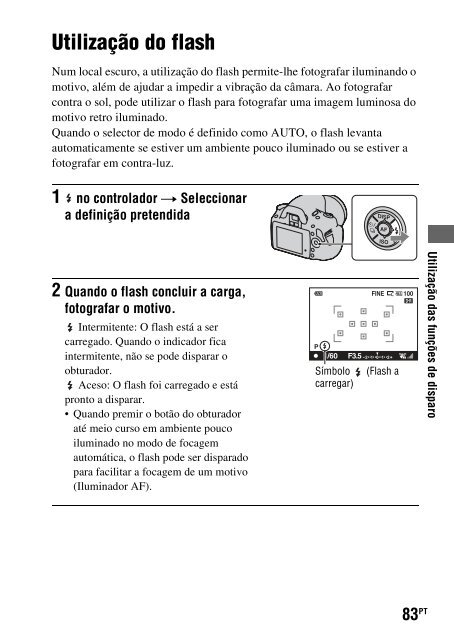 Sony DSLR-A330L - DSLR-A330L Consignes d&rsquo;utilisation Portugais