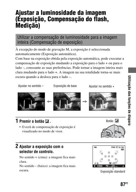 Sony DSLR-A330L - DSLR-A330L Consignes d&rsquo;utilisation Portugais