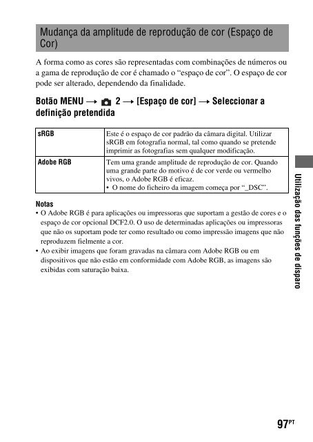 Sony DSLR-A330L - DSLR-A330L Consignes d&rsquo;utilisation Portugais