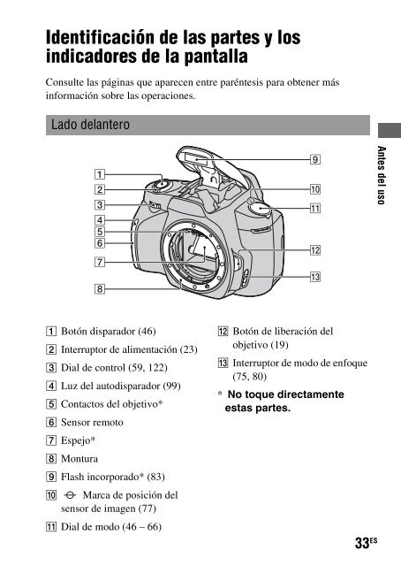 Sony DSLR-A330L - DSLR-A330L Consignes d&rsquo;utilisation Portugais