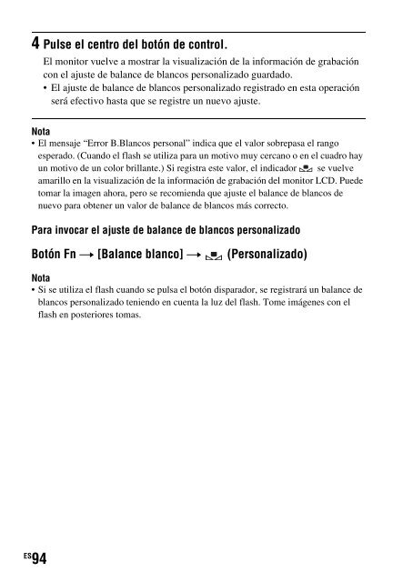 Sony DSLR-A330L - DSLR-A330L Consignes d&rsquo;utilisation Portugais