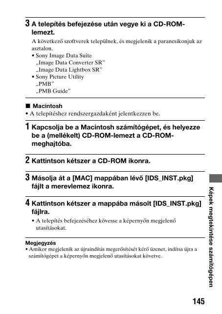 Sony DSLR-A330L - DSLR-A330L Consignes d&rsquo;utilisation Hongrois