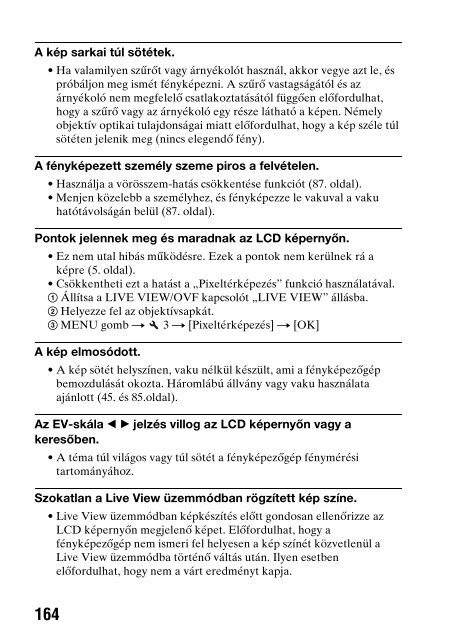 Sony DSLR-A330L - DSLR-A330L Consignes d&rsquo;utilisation Hongrois