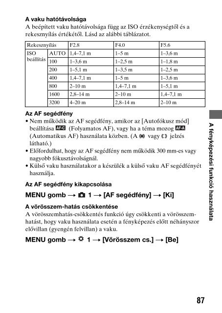 Sony DSLR-A330L - DSLR-A330L Consignes d&rsquo;utilisation Hongrois