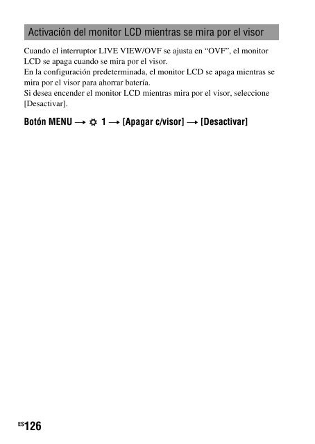 Sony DSLR-A330L - DSLR-A330L Consignes d&rsquo;utilisation Espagnol