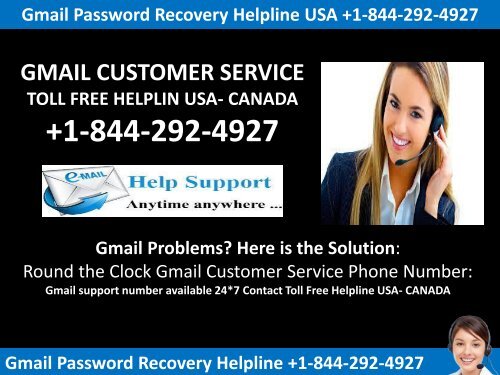 Recover a Forgotten Gmail Password +1-844-292-4927