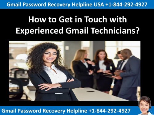 Recover a Forgotten Gmail Password +1-844-292-4927