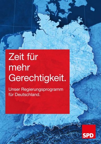 SPD_Regierungsprogramm Bundestagswahl 2017