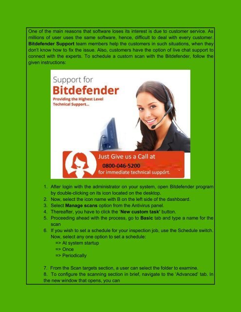 How To Set Up a Custom Scan With Bitdefender Security Software