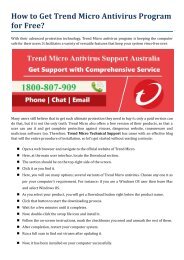 How to Get Trend Micro Antivirus Program for Free?