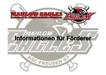 Informationen fuer Foerderer - zweiseitig