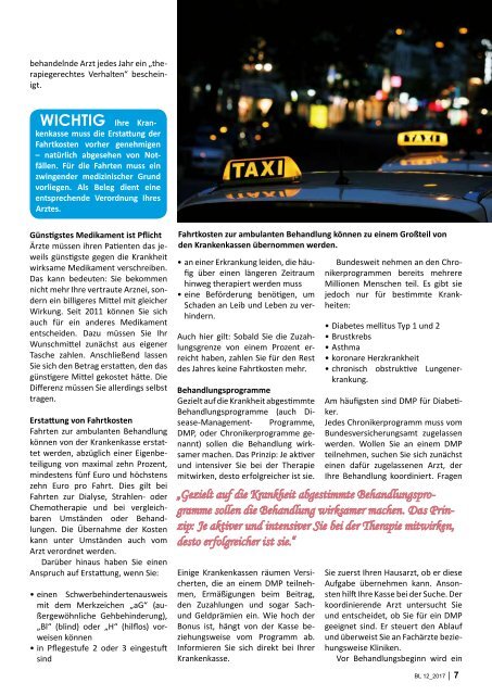 Besser Leben Service-Magazin_Dezember 2017