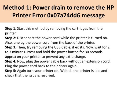 1(800)576-9647 How to resolve HP Printer Error 0x07a74dd6