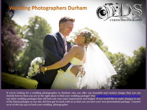 Wedding Photographers Durham