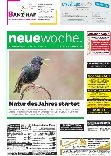 03.01.2018 NEUE WOCHE