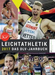 LEICHTATHLETIK: Das DLV-Jahrbuch 2017