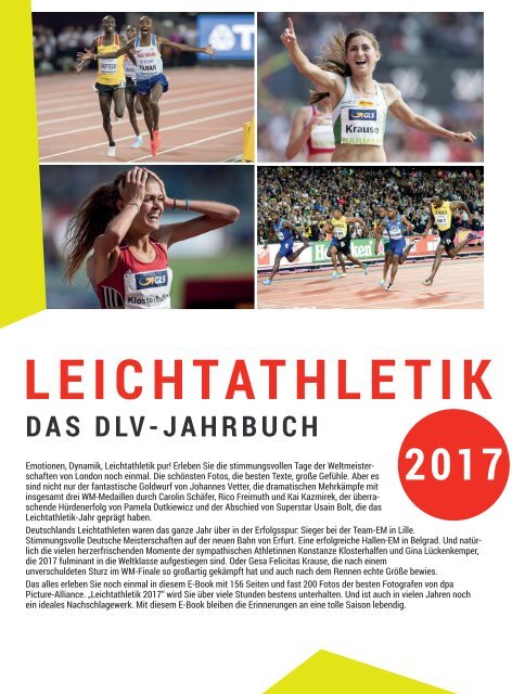 LEICHTATHLETIK: Das DLV-Jahrbuch 2017