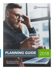 Probity Advisors' 2018 Annual Planning Guide