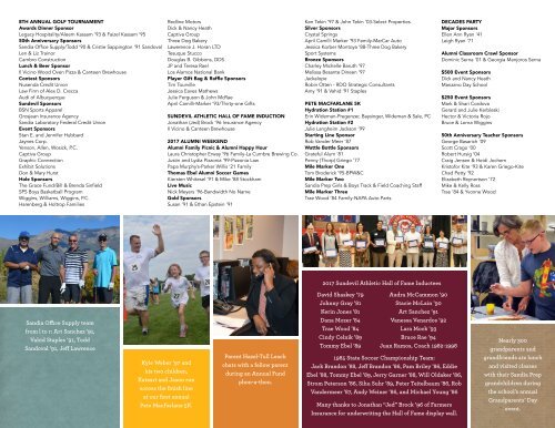 Sandia Prep: 2016 - 2017 Annual Report