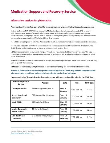 Pharmacy MSRS invitation flyer final