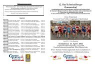 12. Bad Schmiedeberger Brunnenlauf - Laufclub Dübener Heide eV