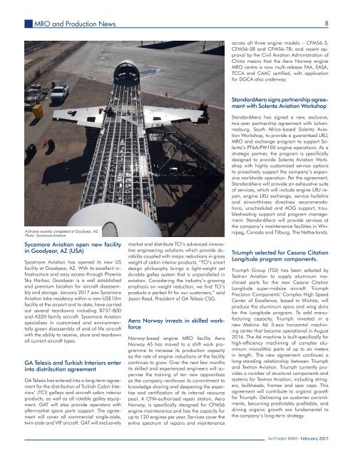 AviTrader MRO Magazine 2017-02